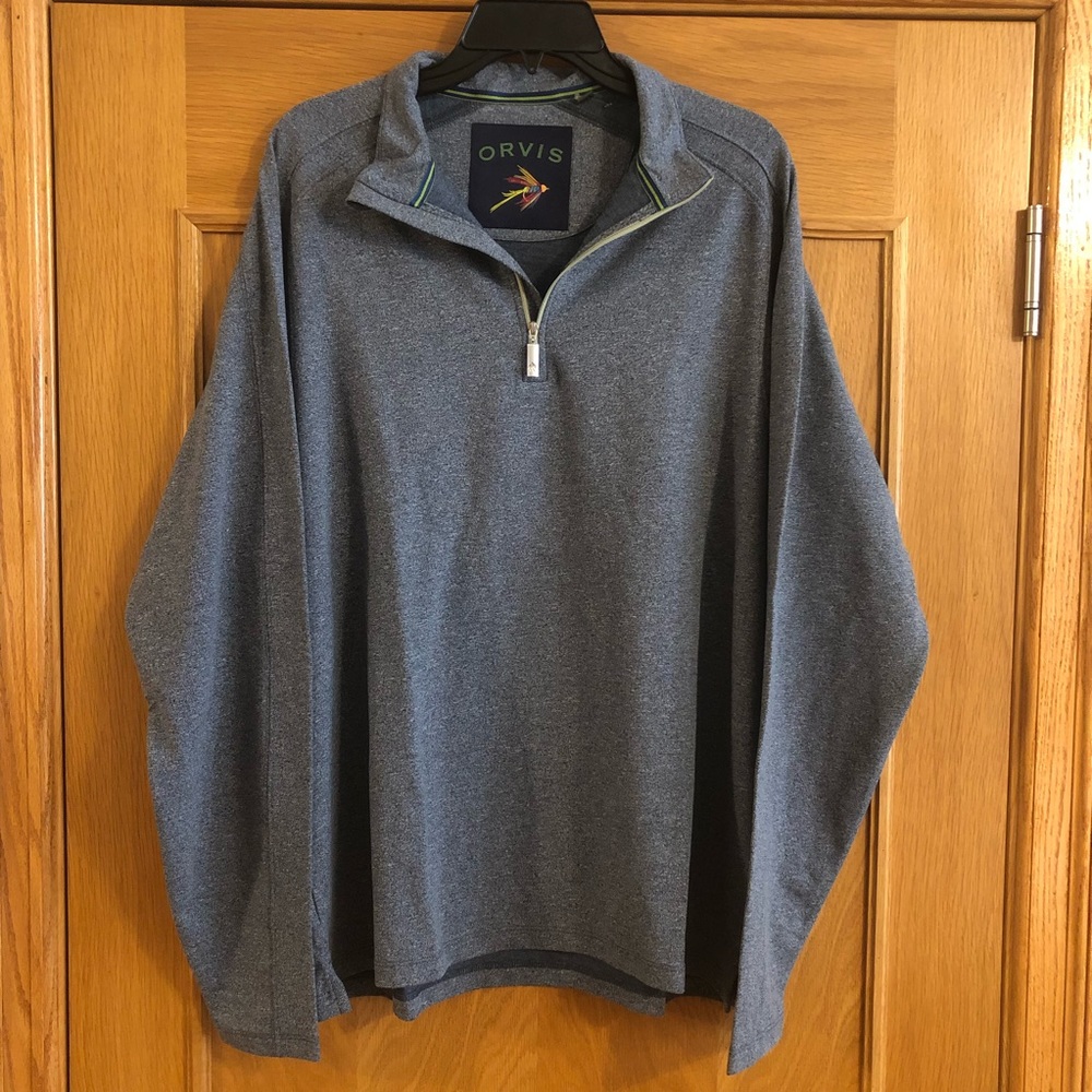 Orvis Performance 1/4 Zip Pullover Sweatshirt, L - image 1
